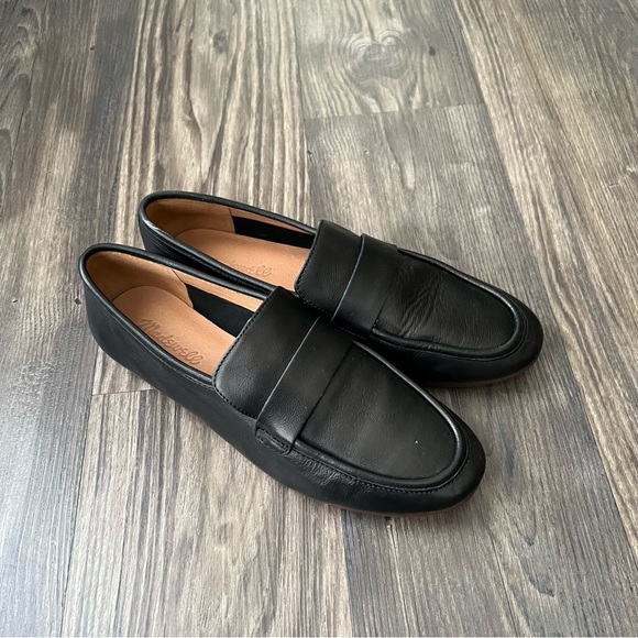 Madewell Black Leather Women The Lacey Loafers Style NN049 - Picture 3 of 16